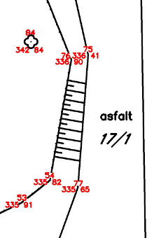 Příklad vyznačení budovy Mapové podklady pro projekt